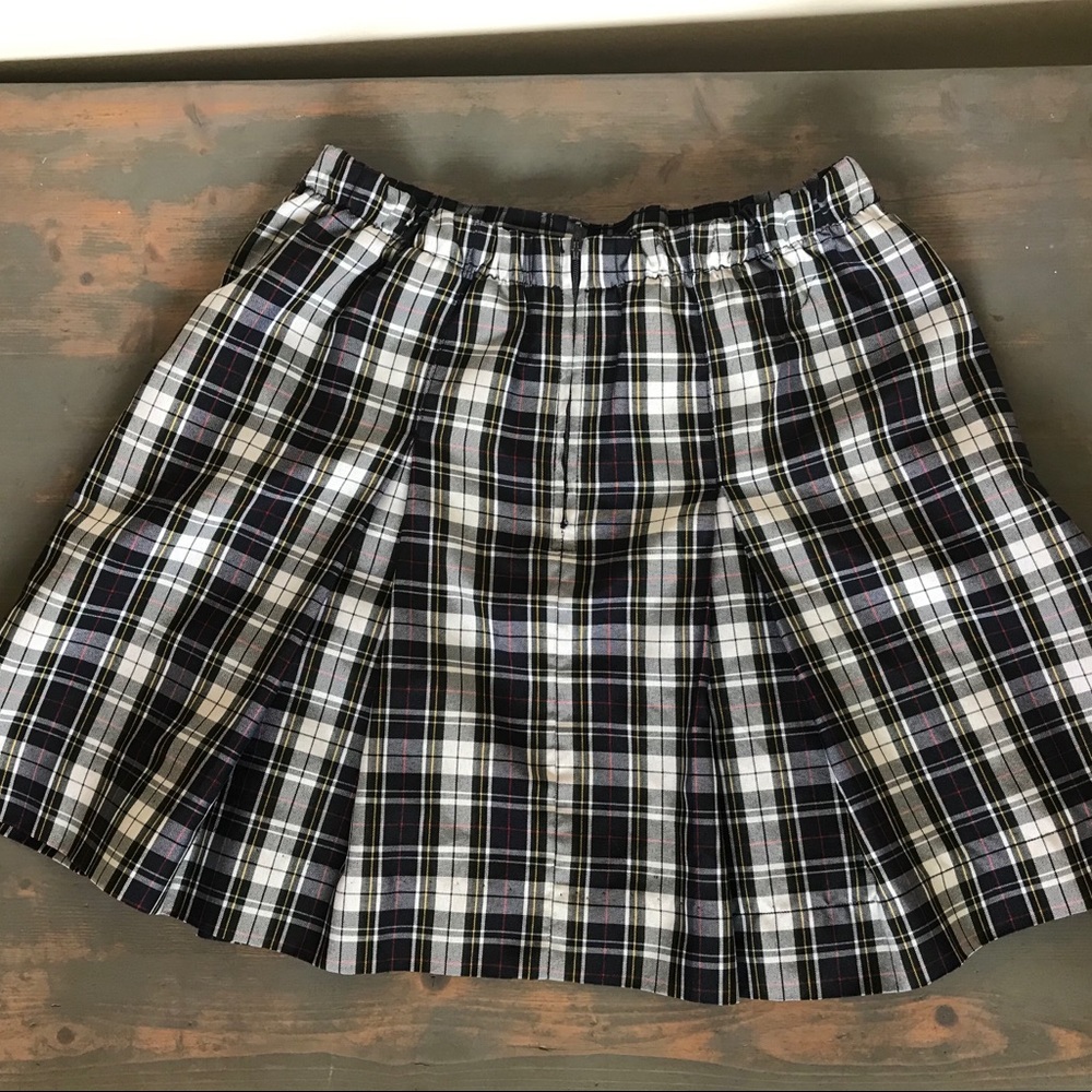 Plaid Pleated Skirt Schoolgirl Skirt Uniform Skirt